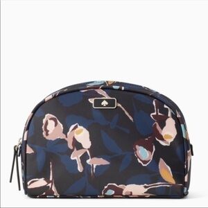 Kate Spade Floral Cosmetic Makeup Case Top Zip NWT